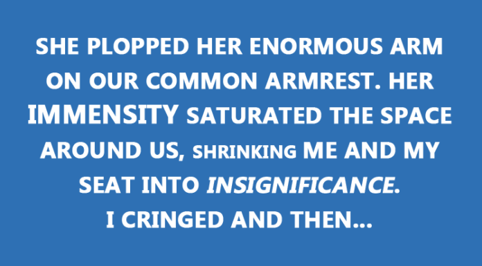 He Thought The Fat Lady Next To Him Would Ruin His Flight. Then This Happened.
