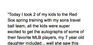 Her Daughter Left To Ask For An Autograph, But Not From Who She Expected