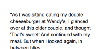 This Facebook Post About An Elderly Couple At Wendy's Is Going Viral