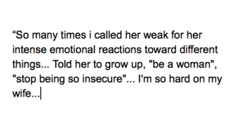 Man's Facebook Post Goes Viral After He Realizes How Wrong He Was About His Wife