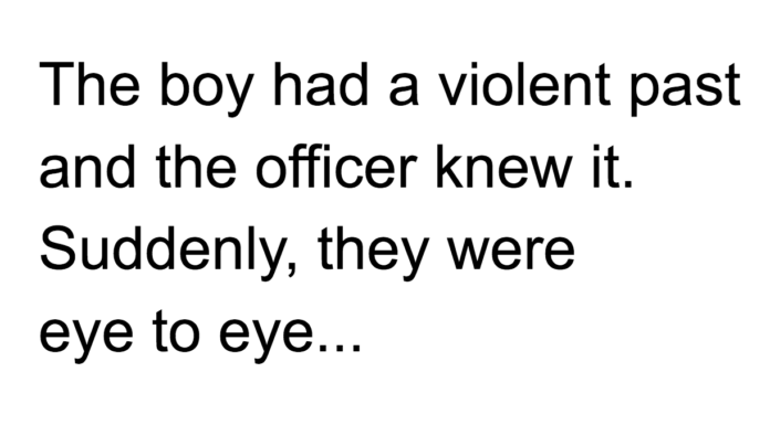 Police officer comforting teen with autism goes viral