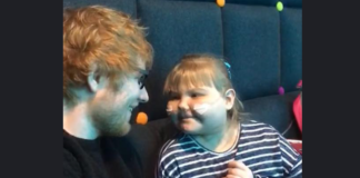 Mother credits Ed Sheeran for keeping her sick daughter alive
