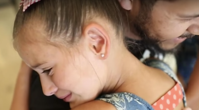 Seven-year-old leukemia survivor meets the man who saved her life