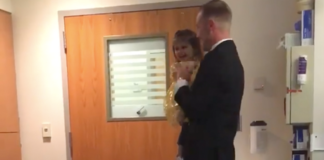 Little girl battling leukemia shares tender daddy-daughter dance in hospital