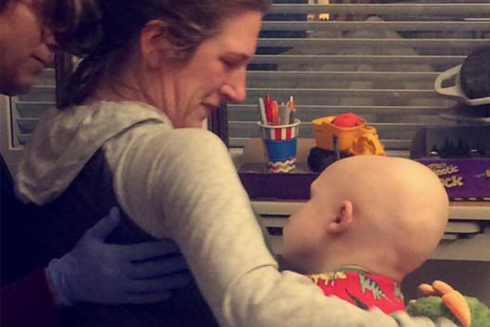 Brave little boy batting cancer tells his mom the exact words she needed to hear